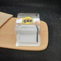 Fourniture directe par l'usine à bon prix Boîte à dessert jetable à emporter de qualité alimentaire Boîtes à gâteau mousse anti-buée de qualité alimentaire