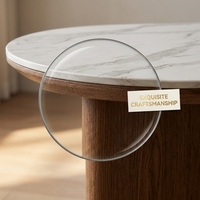 Table à manger ovale en bois massif de style américain moderne de luxe, fabrication directe d'usine, robuste, durable, écologique, garantie 5 ans