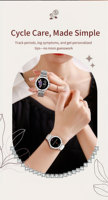 Montre connectée pour femme I228, écran HD de 1,27 pouce, tracker d'activité physique, étanche IP68, appels Bluetooth compatibles iOS/Android, surveillance du sommeil, fréquence cardiaque