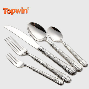 Cuchillo, Tenedor y Cuchara Originales de Acero Inoxidable 18/10, Diseño Contemporáneo, Regalo Empresarial, Hotel, Restaurante Occidental, Alta Gama - Product Image 1