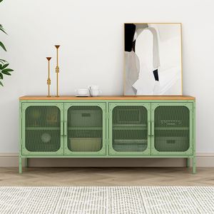 Di alta qualità pratico acciaio TV Stand libreria allungabile netto porta Display per sala da pranzo ingresso soggiorno moderno Hotel Cabinet - Product Image 1