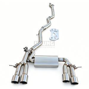 Sistema <span class=keywords><strong>di</strong></span> <span class=keywords><strong>Scarico</strong></span> Catback ad Alto Flusso in Acciaio Inox 304 con Valvola Intelligente per BMW M3 G80 M4 G82 S58 3.0T 2020-2026, Sistema Silenziatore con Controllo Remoto - Product Image 1