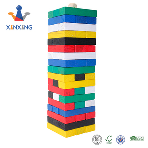 Mini Giochi di Costruzione in Legno Colorato per Bambini, Set di Blocchi per Torre in Legno - Product Image 3