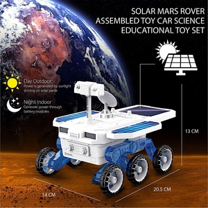 Coche de Exploración de Marte Solar Rover 4x4, Kit de Construcción DIY, Tracción en las 6 Ruedas, Juguete Científico STEM para que los Niños Aprendan sobre Energía Renovable - Product Image 4