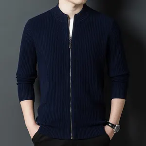 Zip Up Sweaters Men Knitted Sweater Cardigan Knitted Cardigan Men's Zipper Sweater