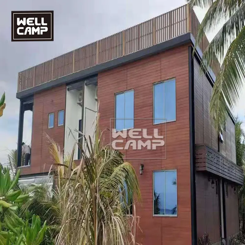 Wellcamp Gói Phẳng Container Xây Dựng Đúc Sẵn Modular Villa Sentry Box Container Nhà Bảo Vệ Nhà Vệ Sinh Khách Sạn Cửa Hàng N/A