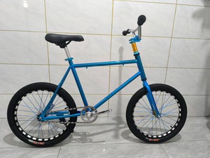 Bicicleta <span class=keywords><strong>Fixie</strong></span> de Acero de Una Velocidad y 20 Pulgadas, Negra, en Venta - Product Image 6