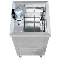 Nieuwe 2-vormige roestvrijstalen 304 ijslollymachine met luchtkoeling / ijsjesmachine / ijslollymaker CE-gecertificeerd Hoge kwaliteit 4000