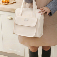 Sac isotherme personnalisé avec logo en PU, doublure en aluminium épaisse, sac à lunch thermique portable pour les employés de bureau et les étudiants