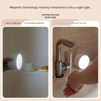 Lampe de table LED sans fil rechargeable en forme de dôme, écologique et protectrice des yeux, avec variateur tactile pour salle de lecture et chevet (vente en gros)