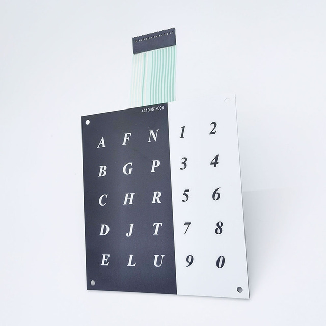 Customized TouchGoal TH-MB-10 Industrial Membrane Keyboard Switch Keypad with Panel Mount for Telecommunication Equipment