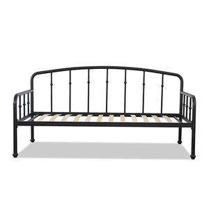 MILFORD Lit de jour simple confortable Design moderne et élégant Stockage de style à la maison Caractéristiques Meubles en métal durables pour chambre à coucher - Product Image 2