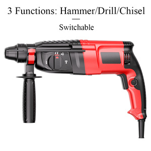 Industriële Rotatiehamer Slagboormachine 1800W 26mm Max. Boordiameter 60.4ft-lb Koppel Beton Draagbaar AC 110-240V - Product Image 3