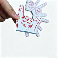 Mini-objets de fête personnalisés modernes en EVA, imprimés en sérigraphie, pour décorations de matchs et de fêtes