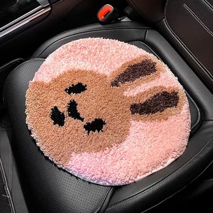Factory Sale Microfiber Auto Cushion Cute Cartoon <b>Car</b> Seat Cushion for Home Office <b>Car</b> Cushion Seat - Product Image 2