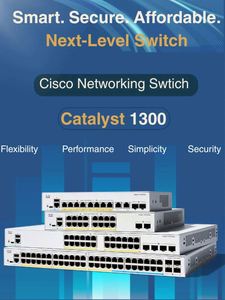 Cisco C1300-48P-4G - สวิตช์ Cisco Catalyst 1300 แบบ 48 พอร์ต GE, PoE, 4x1G SFP - Product Image 3