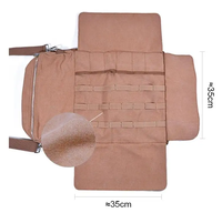 Portable étanche toile sac à outils rouleau facile à transporter professionnel pliant voyage barman sac Kit