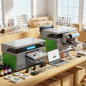 Technologie d'impression UV DTF avancée KAIOU pour les applications acryliques, métalliques et plastiques, <span class=keywords><strong>imprimante</strong></span> UV pour imprimer des leurres de pêche - Product Image 1