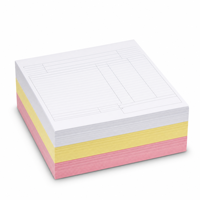Papel NCR, Papel Autocopiativo, Libro de Recibos de 3, 4 y 5 Capas, Papel Recubierto 100% Pulpa de Madera Virgen, 45gsm, 48gsm, 52gsm, Tamaño Personalizado, OEM, ODM