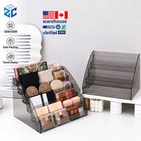 Présentoir à 6 niveaux en acrylique pour fards à paupières, cosmétiques, maquillage, palettes de rouges à lèvres et parfums, idéal pour animaux de compagnie
