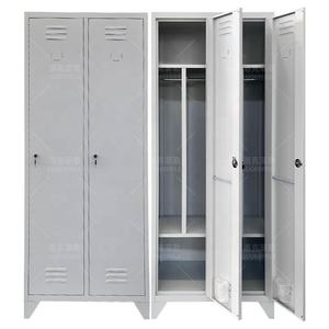 Patas <span class=keywords><strong>de</strong></span> pie Europa escuela americana 2 puertas bisagras <span class=keywords><strong>de</strong></span> lujo spa empleados armario gimnasio limpio Delgado Gabinete <span class=keywords><strong>de</strong></span> acero almacenamiento armario <span class=keywords><strong>de</strong></span> metal - Product Image 1