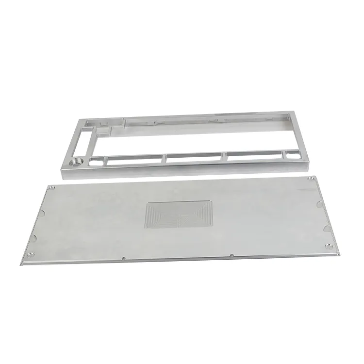 Hoge Kwaliteit Cnc Frezen Aluminium Computer Toetsenbord Custom Metalen Frame Onderdelen