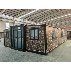 40 Fuß stabiles tragbares Containerhaus Luxus-Ferrite-Containerhaus kundenspezifischer großer Raum Raum