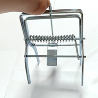 Piège à taupes et à rats en métal massif, en acier galvanisé, pour tuer les souris, pour le jardin extérieur, la pelouse, lutte antiparasitaire, facile à installer, accessoire