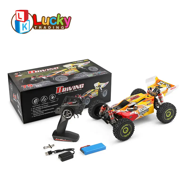 Wltoys 1/14 Scale 144010 Brushless off road Buggy car 4x4 electric rc racing 75km/h 144001