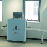 Scanner d'inspection de sécurité avancé et complet, type de canal, machine d'inspection aux rayons X pour les contrôles de sécurité aéroportuaires