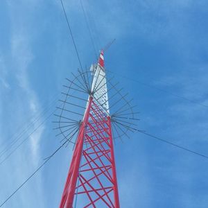 20 मीटर 40 60 80 मीटर 100 120 मीटर गर्म डुबकी गैल्वेनाइज्ड त्रिकोणीय स्टील 60 मीटर 3 पैर वाले एंटीना विंड माप टॉवर - Product Image 3