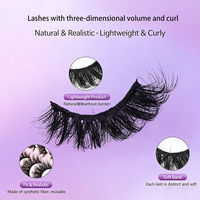 Faux cils 3D personnalisés, 10 paires, style européen et américain, épais, naturels, spectaculaires, pour maquillage de scène