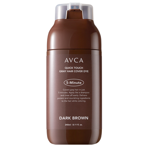 AVCA Crème Coréenne Teinture Capillaire Grise à Action Rapide Brun Foncé 240ml Couverture Instantanée des Racines Action Rapide Usage Professionnel Extraits Végétaux - Product Image 2