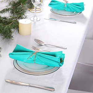 Serviettes de table en polyester de haute qualité, lavables, en tissu, pour hôtels, restaurants, fêtes et mariages - Product Image 4