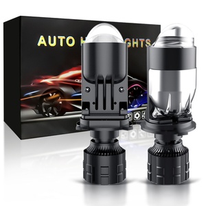 Phare LED A82 à double lentille et double couleur, lumière blanche 135W 14000lm, ampoule de phare LED H4 pour système d'éclairage automobile - Product Image 3