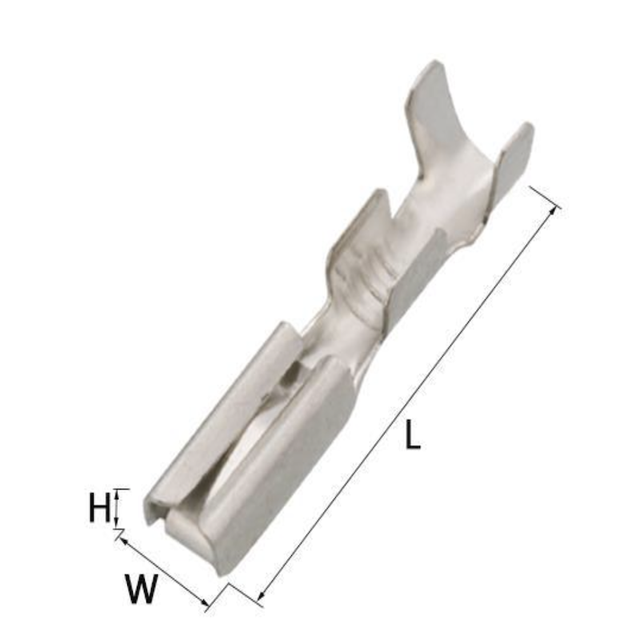 DJ Type Brass Automotive Wire Connector Terminal