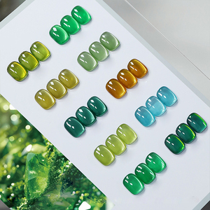 Ailanuo ยาทาเล็บเจล UV สีเขียว10มล. 15มล. มีหลายสีให้เลือกผู้จำหน่ายกาวทาเล็บ - Product Image 3