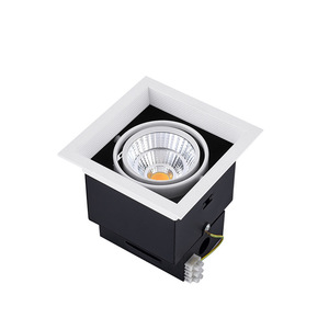 2024 moins cher prix rotatif Downlight pour décor intérieur noir <span class=keywords><strong>Double</strong></span> Spot réglable intégré <span class=keywords><strong>Double</strong></span> tête gril lumière - Product Image 6