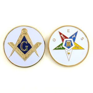 Masonik araba çıkartması üzerinde Freemasonry Regalia amblem sopa 2 "Mini masonik araç amblemi bant ile - Product Image 4