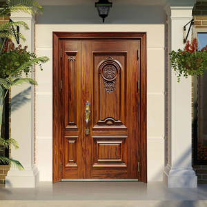 OPPEIN <span class=keywords><strong>Prix</strong></span> <span class=keywords><strong>d</strong></span>'usine Porte <span class=keywords><strong>de</strong></span> <span class=keywords><strong>sécurité</strong></span> en acier forgé Entrée résidentielle finie pour application <span class=keywords><strong>de</strong></span> villa - Product Image 1