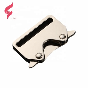 Boucle de ceinture en métal zinc personnalisée Lihui pour chaussures homme, ajusteur latéral à dégagement rapide, motif lettre logo <span class=keywords><strong>moteur</strong></span>, boucle de collier pour chien - Product Image 2