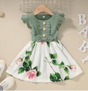 Vestido Floral de Nuevo Diseño en Oferta, con Estilo Dulce y Material de Algodón - Product Image 2