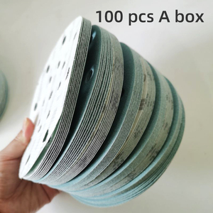 Disques abrasifs, 6 pouces, 17 trous, 236, jaune, 10 pièces, papier de ponçage sec, en <span class=keywords><strong>mastic</strong></span>, livraison gratuite - Product Image 5