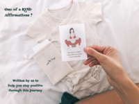 Cadeau de naissance Jeu de cartes inspirantes Ensembles de cartes d'affirmation de grossesse dans un sac