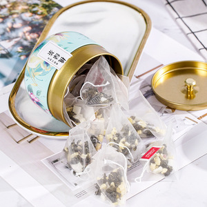 Borsa a triangolo pesca Oolong tè <span class=keywords><strong>dimagrante</strong></span> pesca bianca fagiolo rosso Coix riso crisantemo Cassia semi in scatola combinazione di tè saporito - Product Image 3