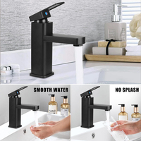 Robinet de lavabo mural en or brossé luxueux, robinet de lavabo, robinet gourmet, robinet d'eau, mélangeur pour salle de bain d'hôtel