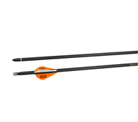 Flèches de chasse en fibre de carbone mixte pour arcs recurve et composés, plumes en plastique et pointe en acier avec tige en fibre de verre pour le tir