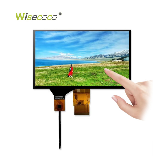 Industrial Replacement Display 7 Inch 800*480 LCD Display FPC Connector TFT LCD Touchscreen I2C Touch Screen Panel Module