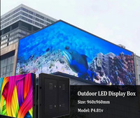 Mur vidéo personnalisé en extérieur, mur numérique 3D à vision directe, écran d'affichage LED haute luminosité P4p5p6p8 pour la publicité extérieure