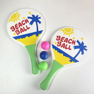 Raqueta de Playa de Madera con Logotipo Personalizado, Raqueta de Tenis de <span class=keywords><strong>Arena</strong></span> Portátil para Exteriores, Regalo Deportivo, Juguetes de Pelota de Playa - Product Image 2
